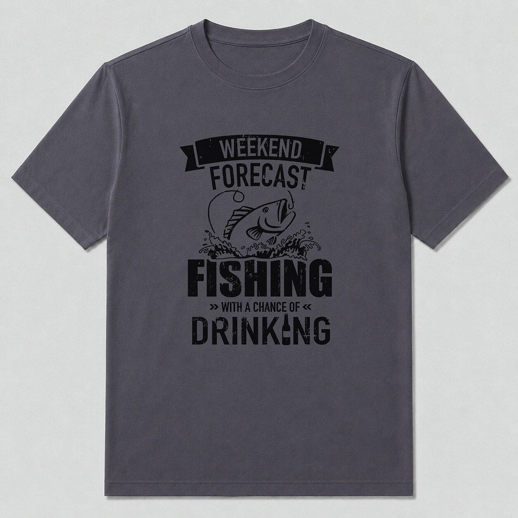100% Cotton Largemouth Bass Fishing T-Shirt — close-up of cotton fabric and stitching