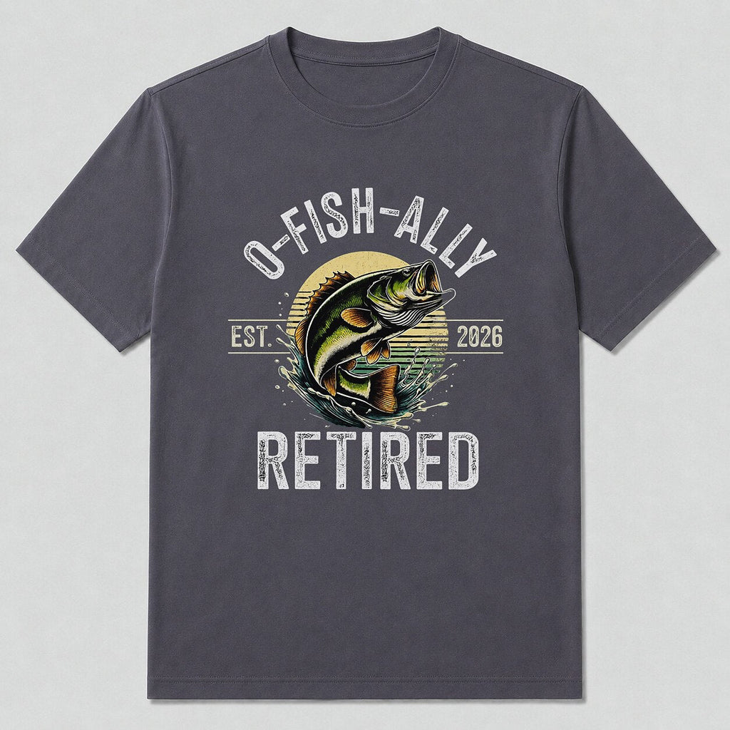 100% Cotton Largemouth Bass Fishing T-Shirt for Men — close-up of cotton fabric and stitching