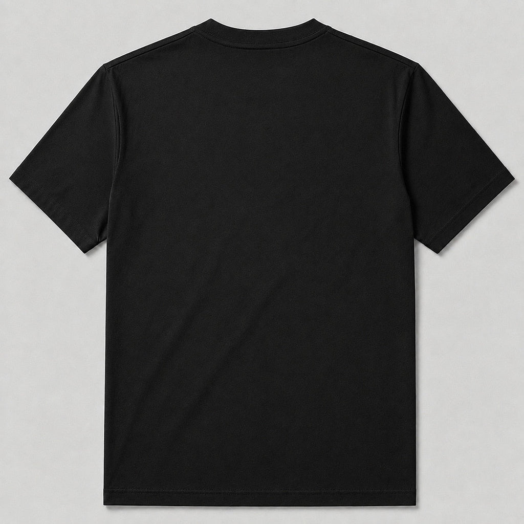 100% Cotton Retired Walleye Lake Fishing T-Shirt — white back view