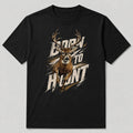 100% Cotton Whitetail Buck Hunting T-Shirt — white back view
