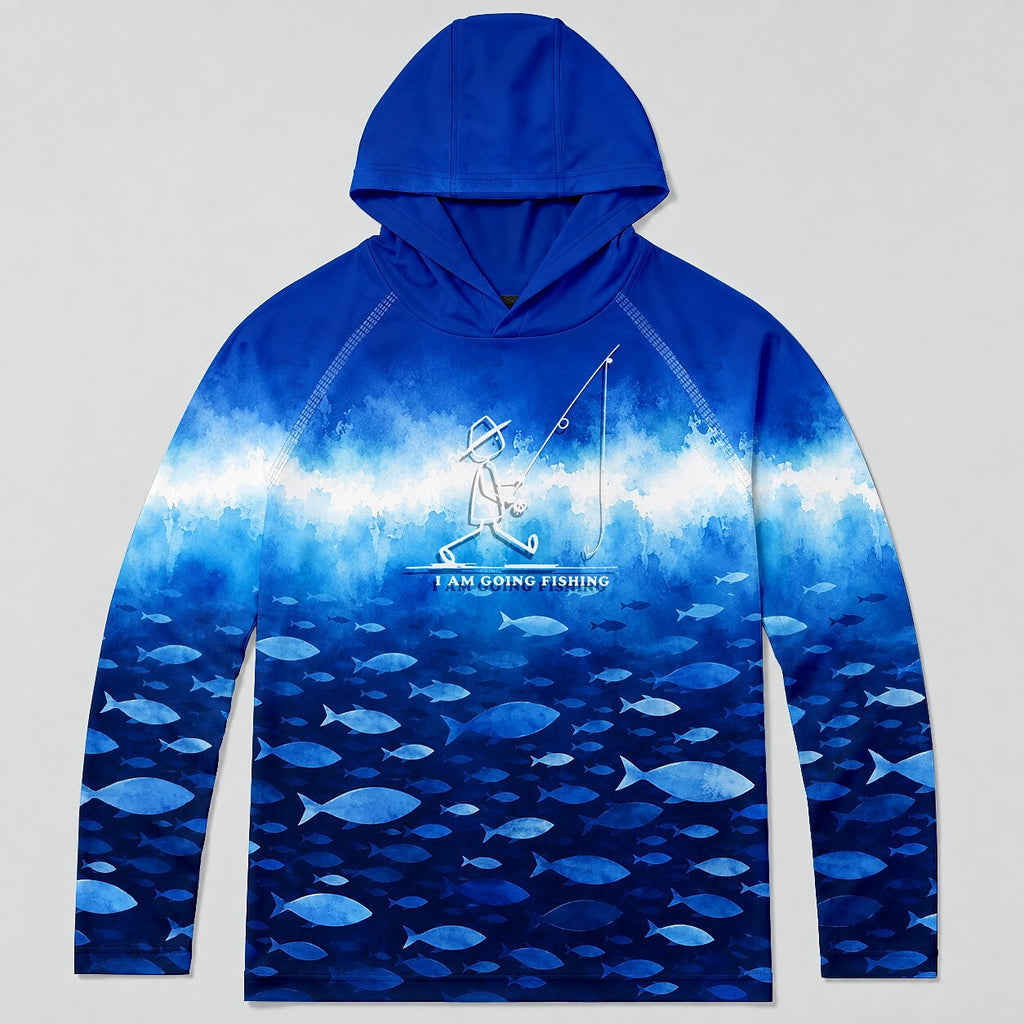 UPF 50+ Open Water Fishing Graphic Sun Hoodie