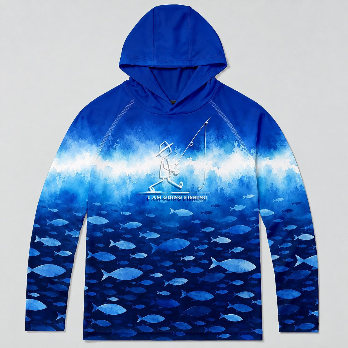 UPF 50+ Open Water Fishing Graphic Sun Hoodie