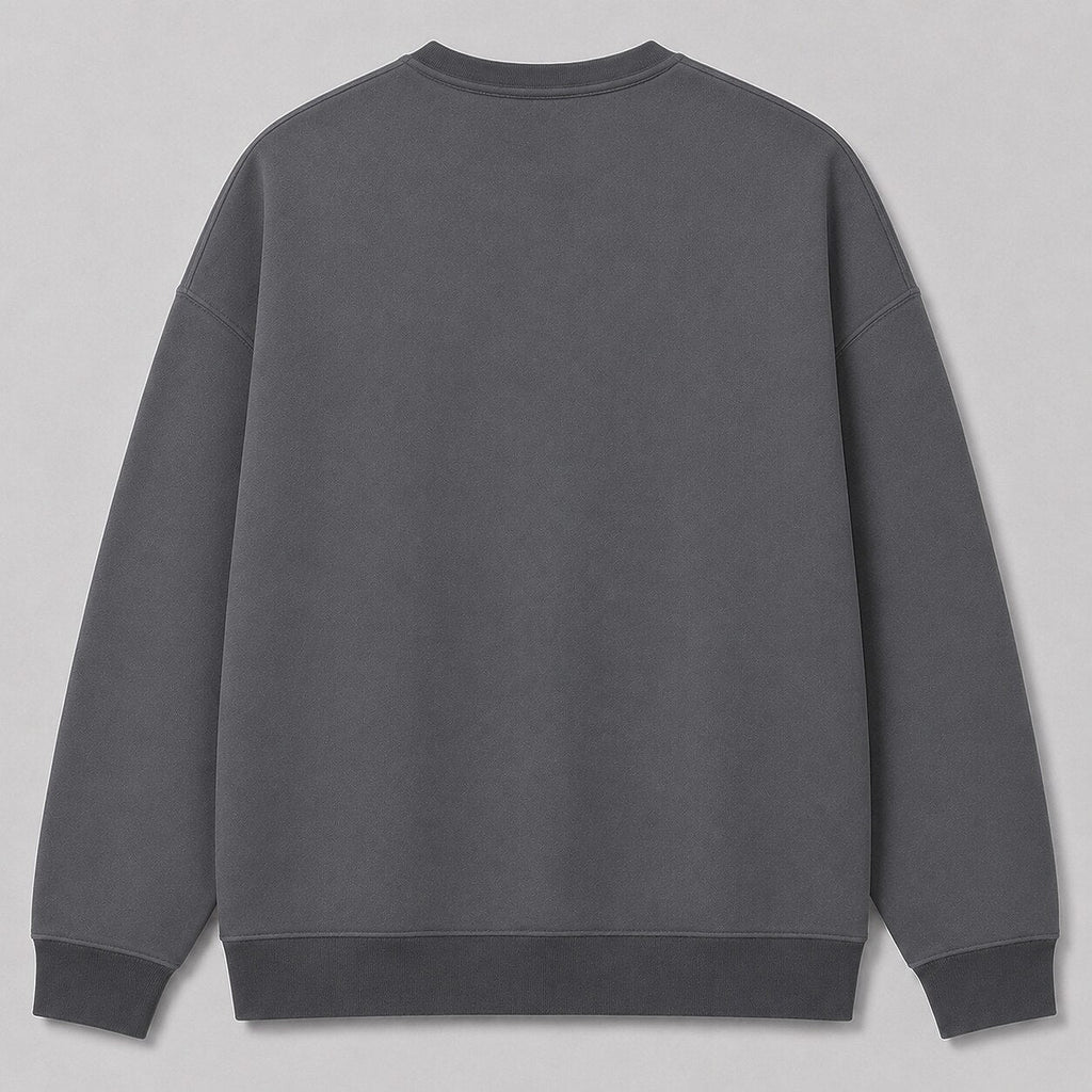 Blue Marlin Ocean Fishing Crewneck Sweatshirt for Men — black back view