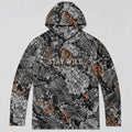 UPF 50+ Stay Wild Stone Camo Sun Hoodie