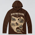 UPF 50+ Wild Turkey Field Guide Hunting Sun Hoodie