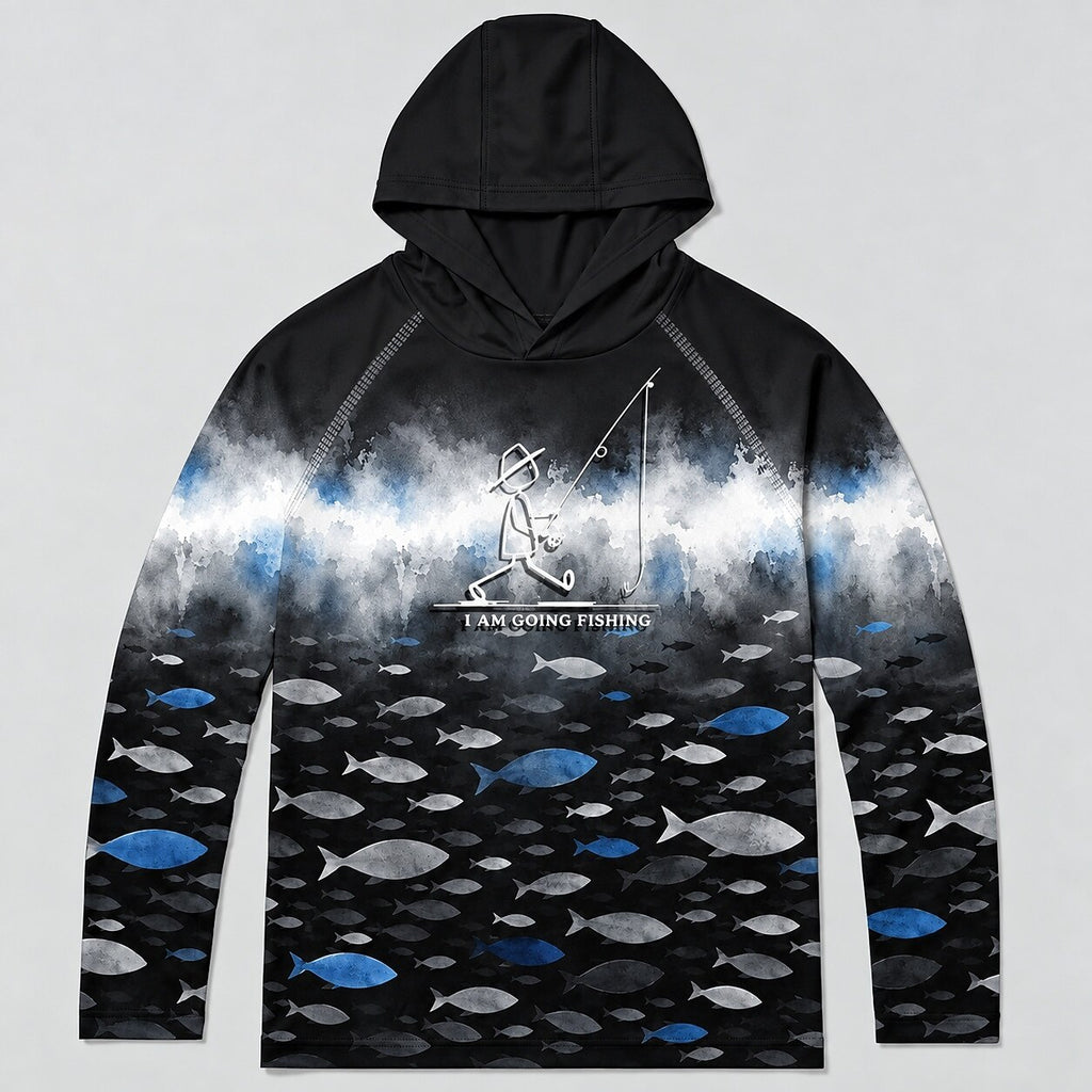 UPF 50+ Open Water Fishing Graphic Sun Hoodie