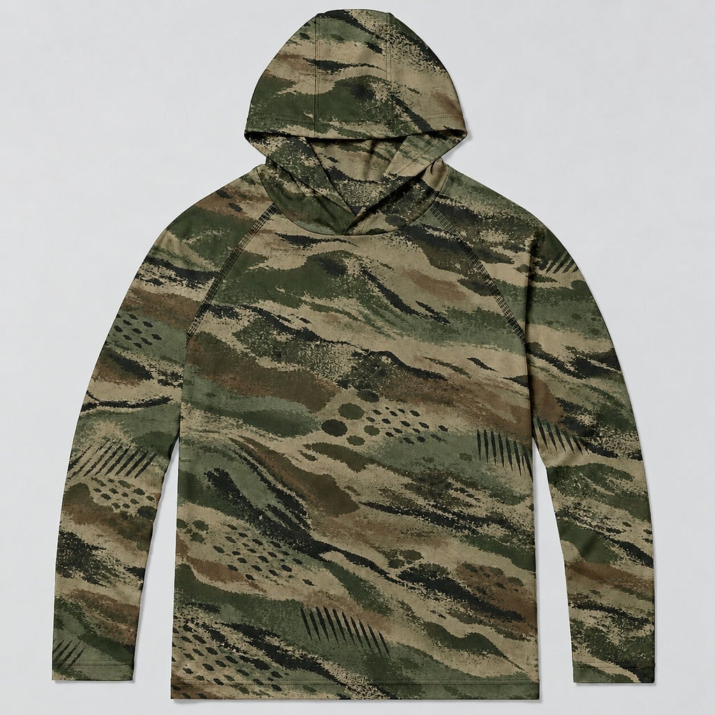 UPF 50+ Desert Camo Hunting Sun Hoodie