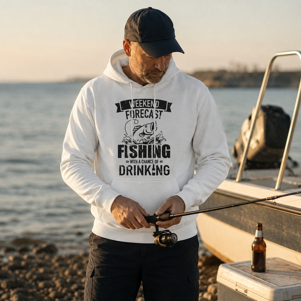 Largemouth Bass Fishing Hoodie - Lake Cabin Outdoorsman