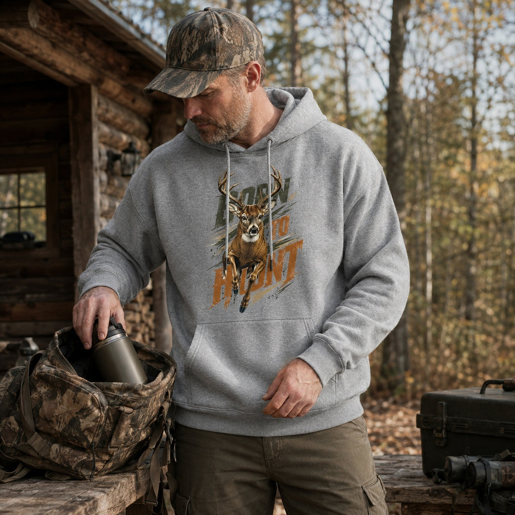 Whitetail Deer Hunting Hoodie - Rugged Woodsman