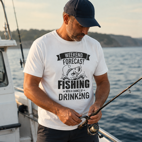 100% Cotton Largemouth Bass Fishing T-Shirt