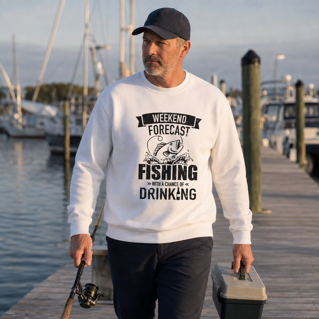 Classic Largemouth Bass Angler Crewneck Sweatshirt