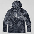 UPF 50+ Fishing Heartbeat Sun Protection Hoodie for Men