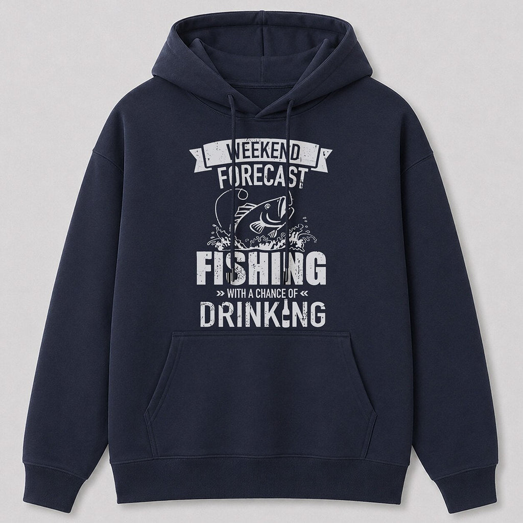 Largemouth Bass Fishing Hoodie - Lake Cabin Outdoorsman — white front view with printed graphic