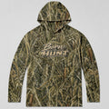 UPF 50+ Marsh Camo Entenjagd-Kapuzenpullover für Herren
