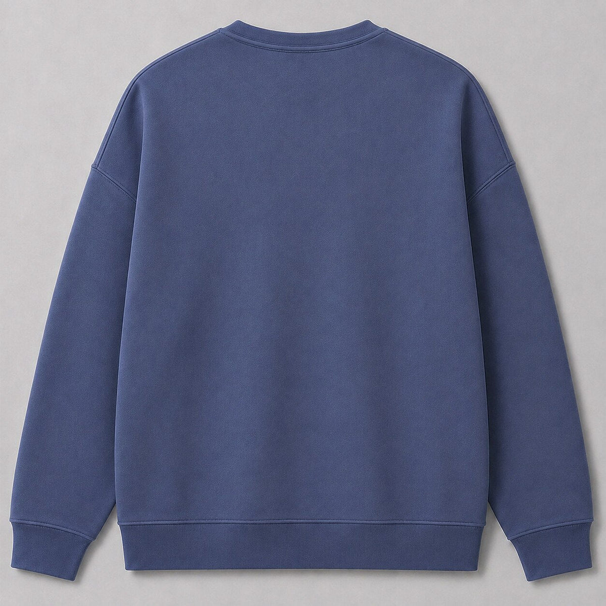 Offshore Game Fish Saltwater Fishing Crewneck Sweatshirt for Men — black back view