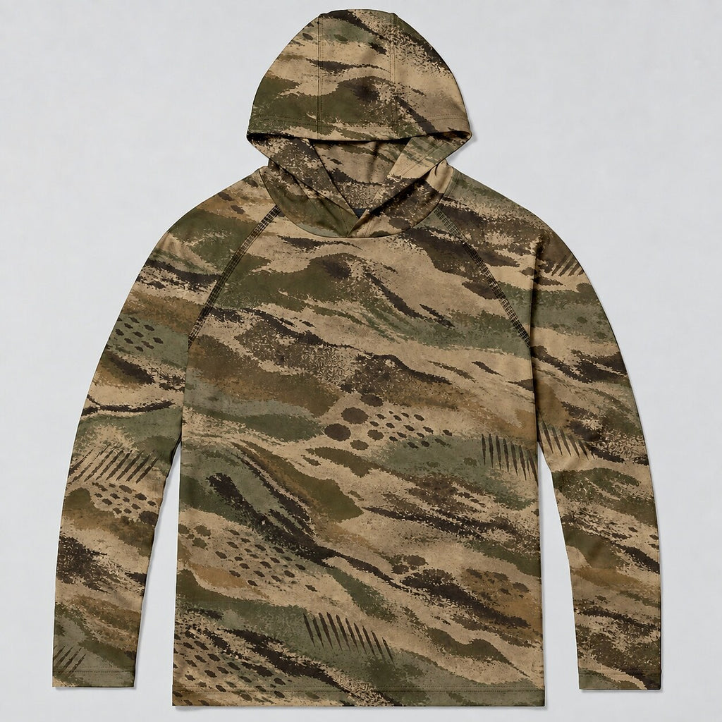 UPF 50+ Desert Camo Hunting Sun Hoodie