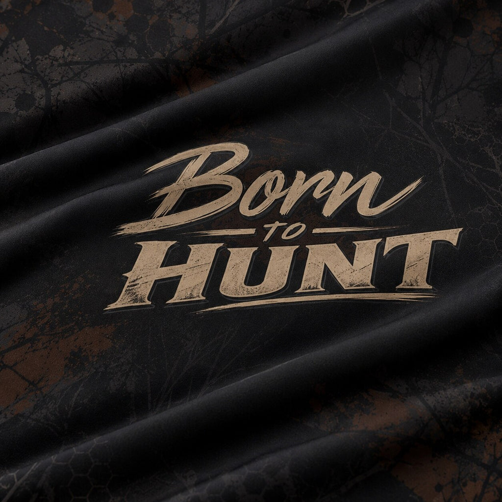 UPF 50+ Born to Hunt Blaze Camo Sun Hoodie