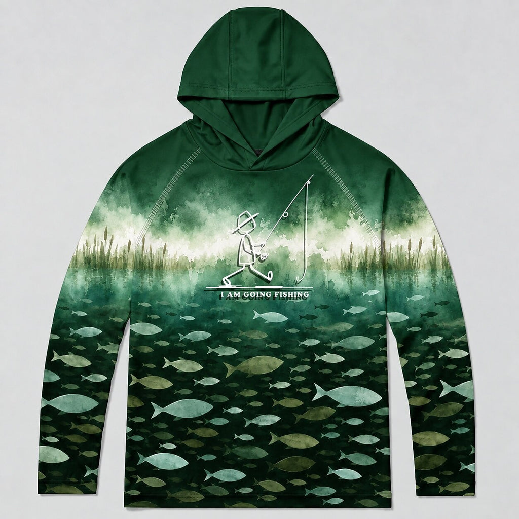 UPF 50+ Open Water Fishing Graphic Sun Hoodie