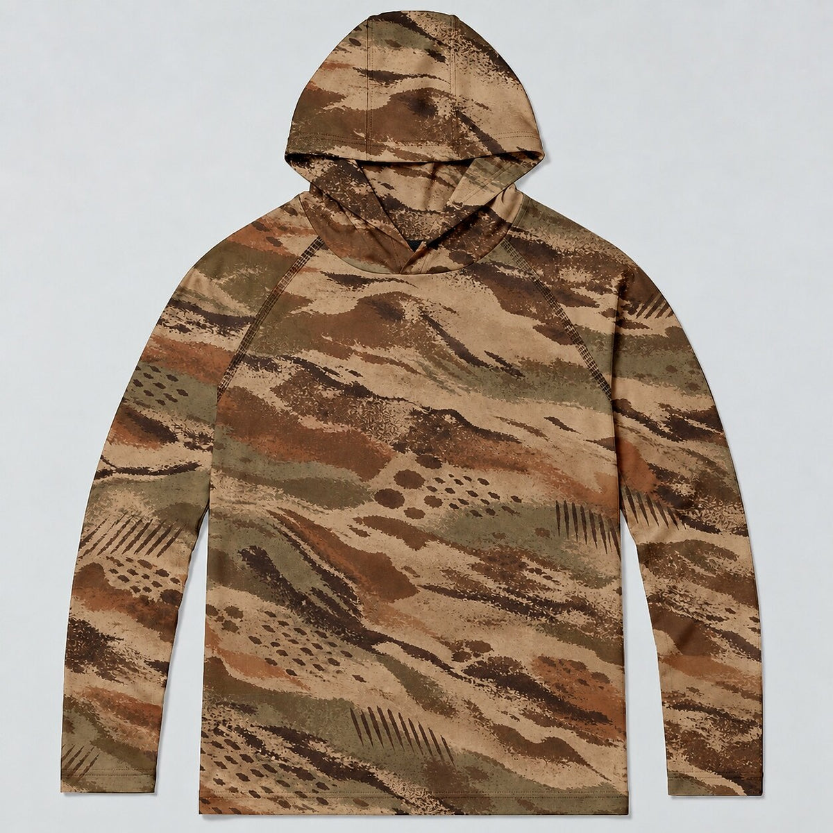 UPF 50+ Desert Camo Hunting Sun Hoodie