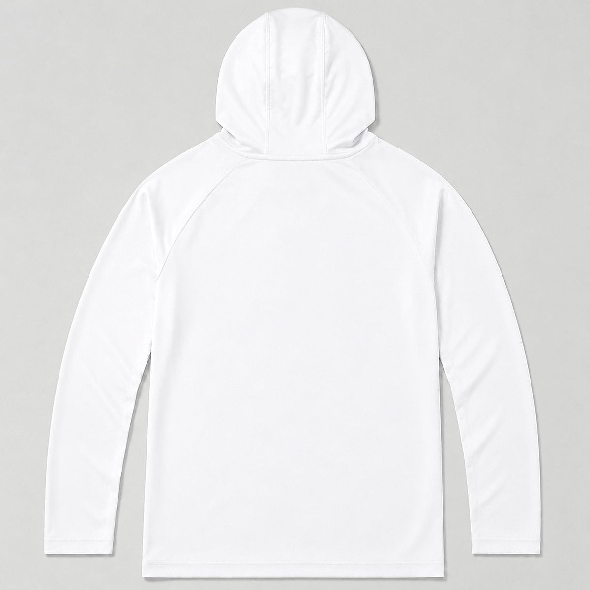 UPF 50+ Bass Trout Freshwater Fishing Sun Protection Hoodie for Men - fabric and print detail