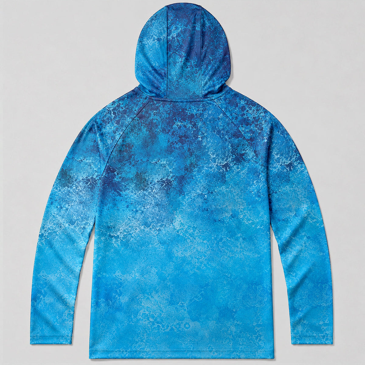 UPF 50+ Offshore Fishing Sun Protection Hoodie for Men - back product view