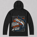 UPF 50+ Sailfish Saltwater Fishing Sun Protection Hoodie for Men - alternate product view
