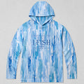 UPF 50+ Saltwater Fishing Sun Protection Hoodie for Men - front product view