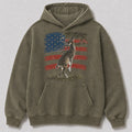 Washed American Flag Pronghorn Hunting Hoodie for Men - alternate product view