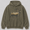 Washed Running Caribou Mountain Hunting Hoodie for Men - alternate product view