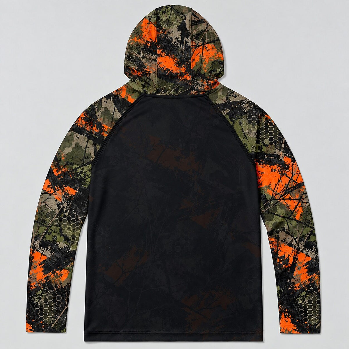 UPF 50+ Born to Hunt Blaze Camo Sun Hoodie