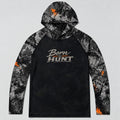 UPF 50+ Born to Hunt Blaze Camo Sun Hoodie